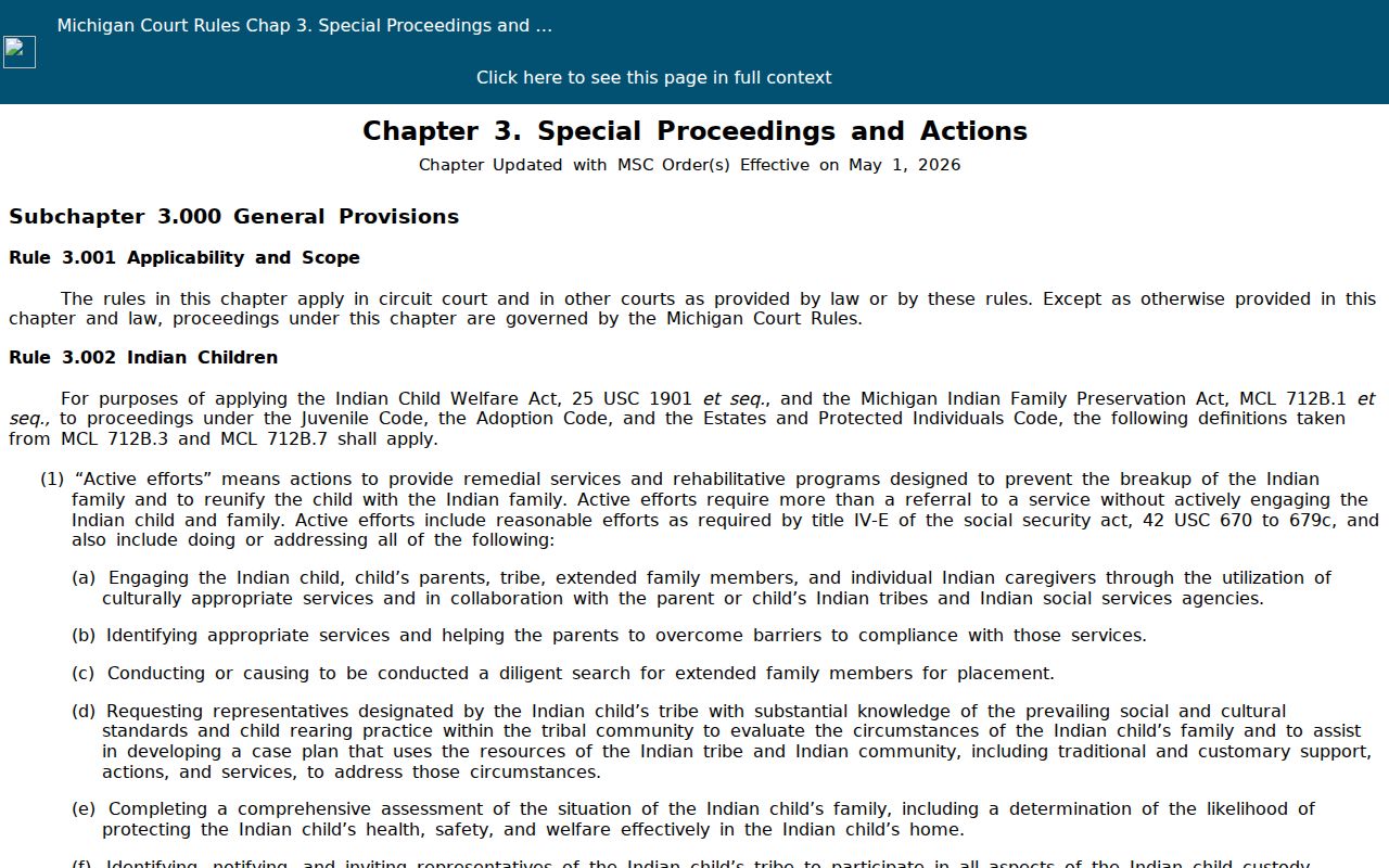 Livingston County civil docket Michigan Court Rules access reference