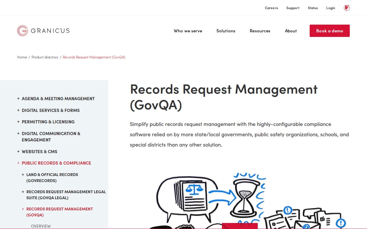 Livingston County court record request distinction from county FOIA portal